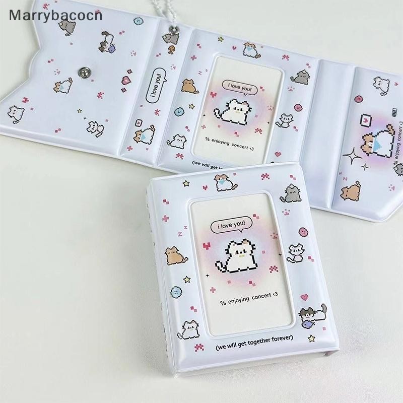 [MAR] Porta-Cartões Fotográficos De 3 Polegadas E 40 Slots Kpop Binder Idol Cartão Postal Lomo Álbum De Fotos Coletor De