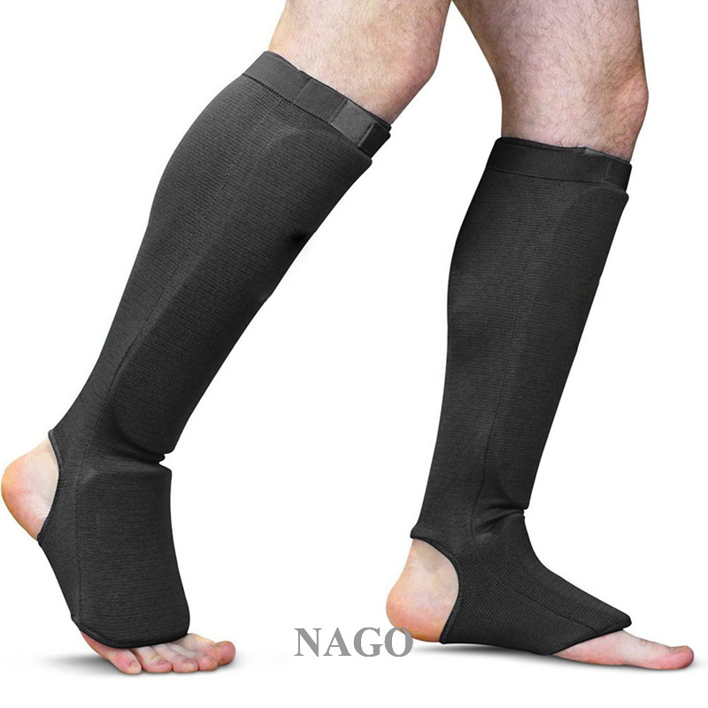 NAGO 1Pair Boxing Shin Guards Caneleiras Protetor De Pés De Tornozelo Kickboxing Muaythai Equipamento De Proteção Treinamento Brace