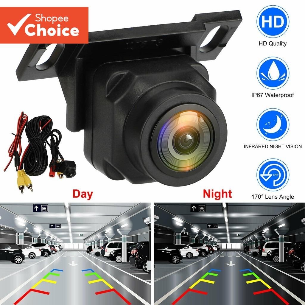 Câmera De Backup De Visão Traseira De Carro 170o À Prova D'água-HD Night Vision AHD/CVBS Olho De Peixe De Dupla Finalida