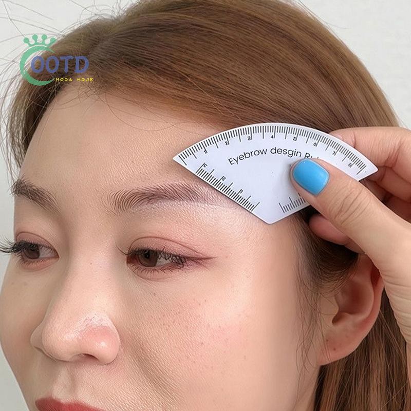 Moda Hoje Desenho Rápido Sobrancelha Design Régua Microblading Ferramenta De ping Moldar Maquiagem Permanente Guia Tatua