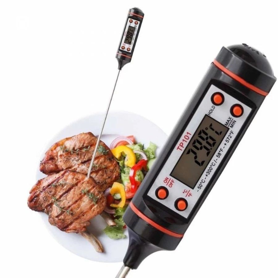 Termômetro Culinário Cozinha Digital Espeto P/ Cozinha temperatura Top