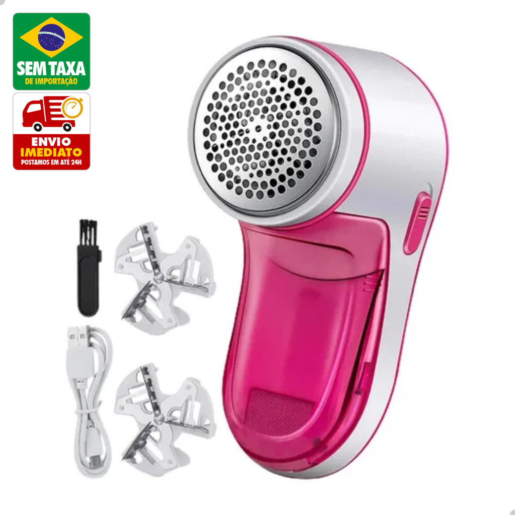 Removedor Elétrico de Bolinhas Roupas USB Recarregável Portátil Tira Pelos Profissional