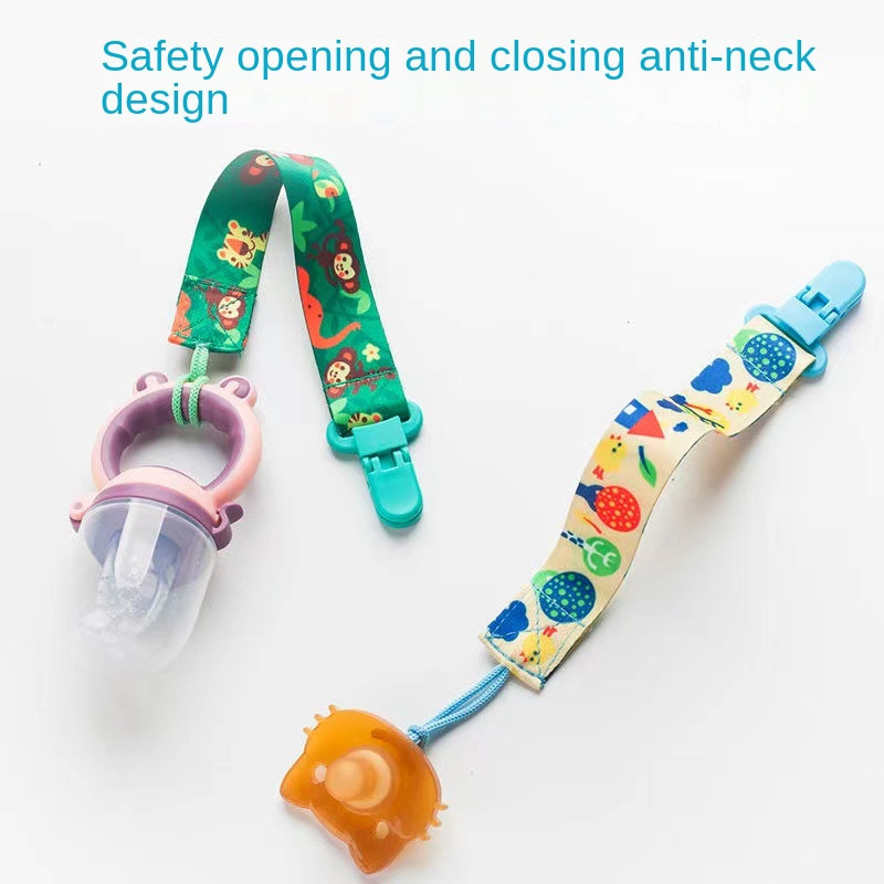 Kit Ate 5 Prendedor De Chupeta Com Trava Com Corrente Clipe Chupeta Menino e Menina - Promoção