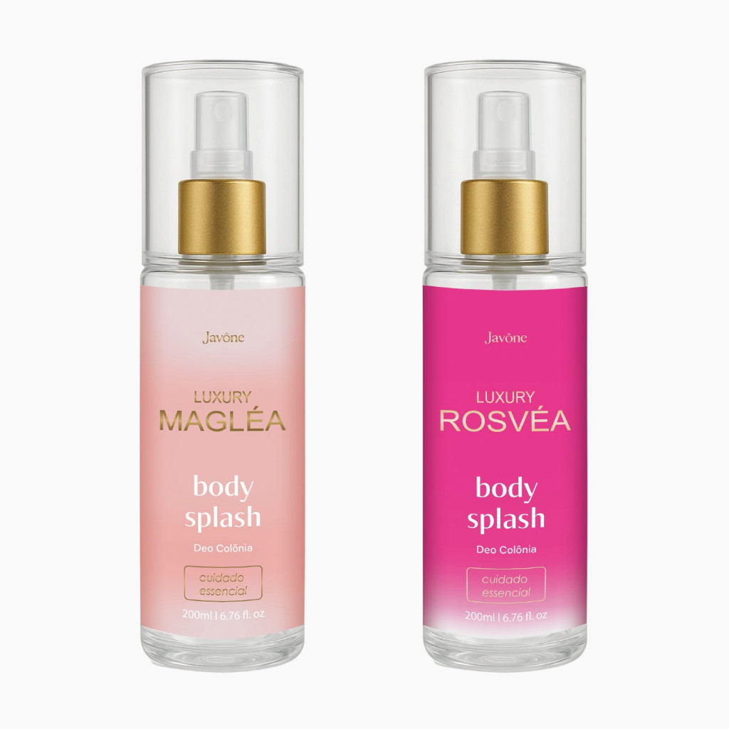 Kit 2 Body Splash JMagléa + Rosvéa Luxury | Fragrâncias Doces e Icônicas.