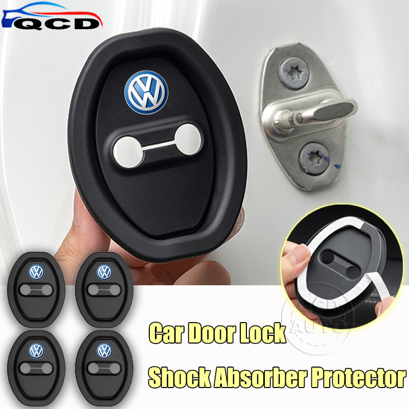 Volkswagen Fechadura Da Porta Do Carro Amortecedor Protetor Almofada Capa De Borracha Silenciosa Para VW Polo UP T Cross