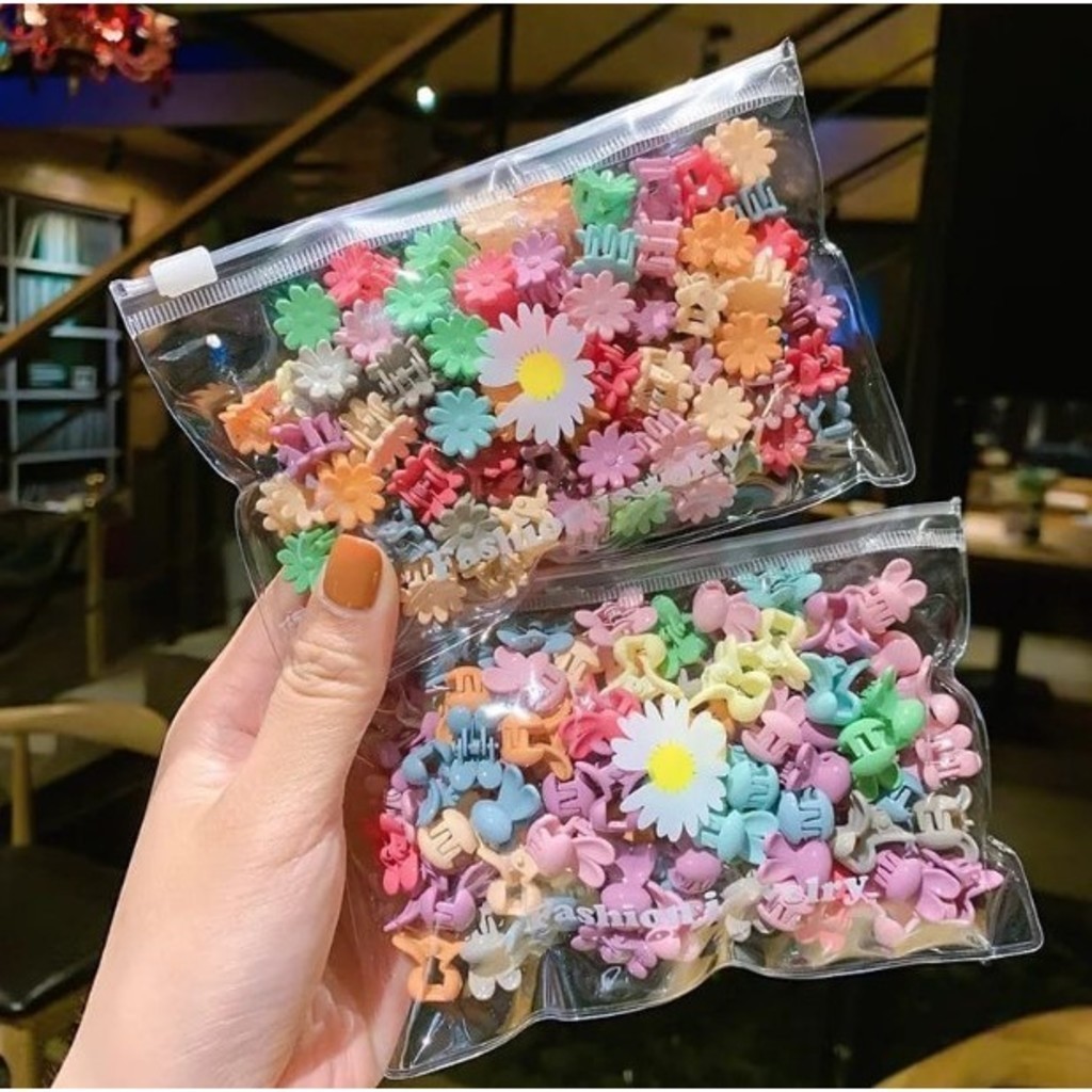 GGUAN Candy Color Mini Small Grab Clip Children's Hair Accessories Hair Claw Cute Girl Princess Hair
