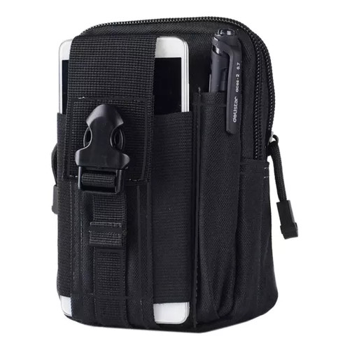 Bolsa Tática Modular Militar Molle P/ Colete Modular, Cinto