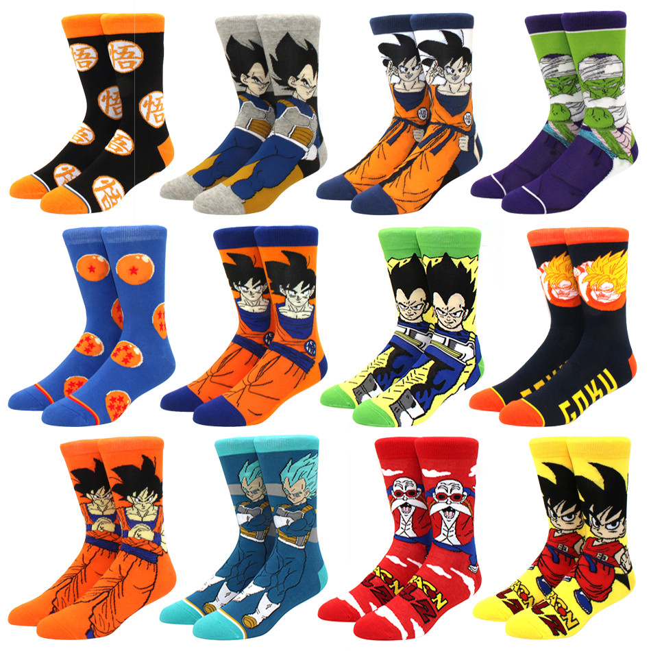 Moda Engraçada Dos Desenhos Animados Meias Masculinas athleisure Rua Senhoras Skate Ue 36-45