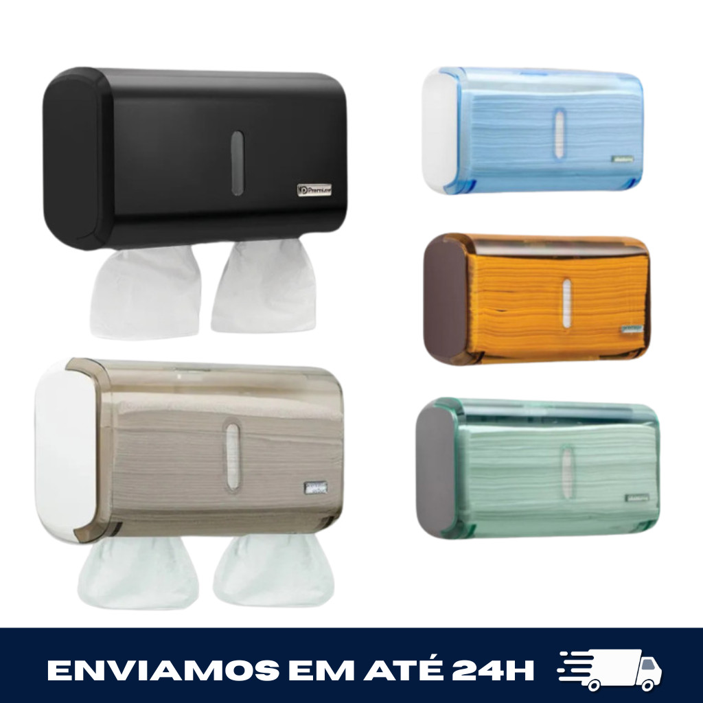 Papeleira Dispenser Papel Higienico Cai Cai Banheiro