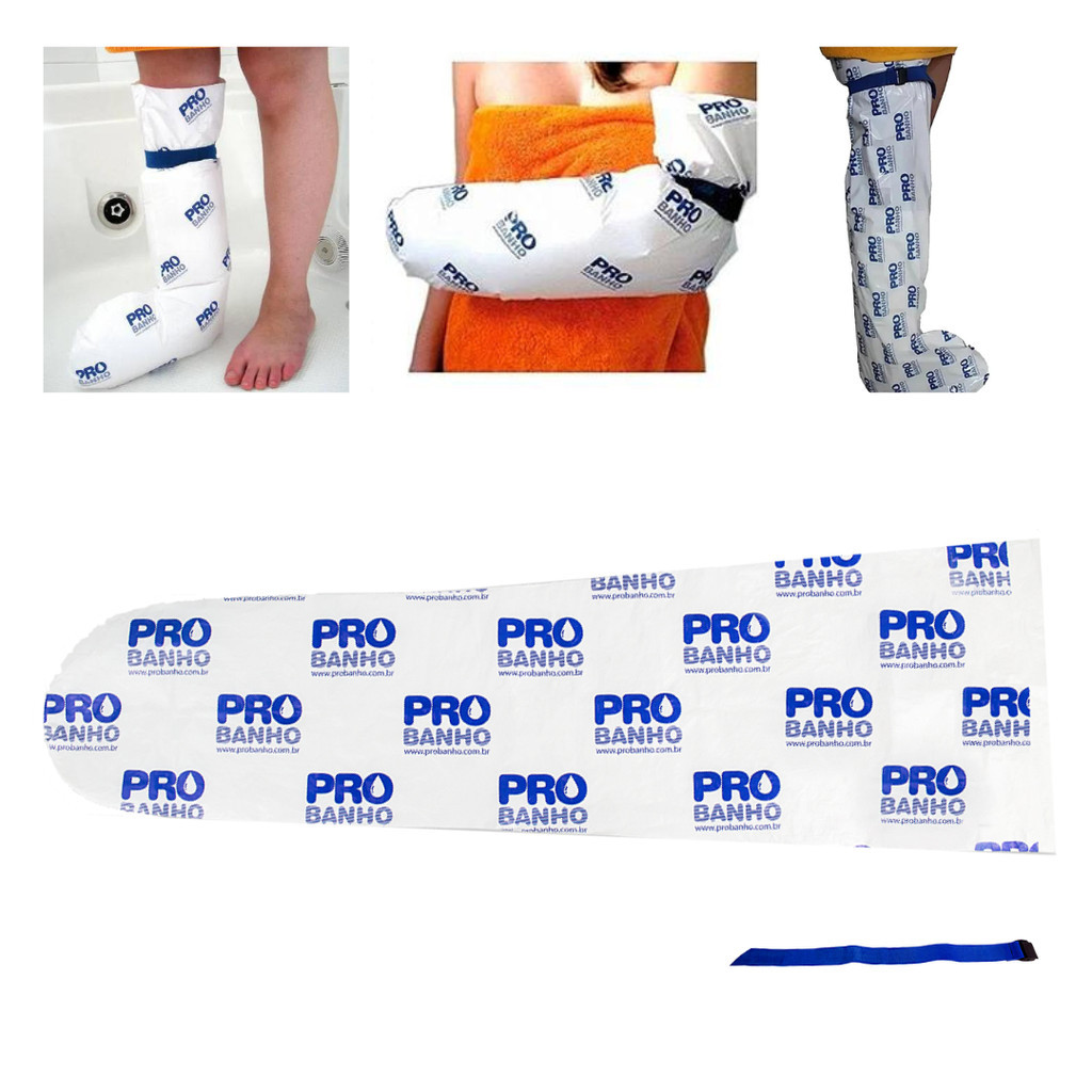 Protetor De Gesso Pro Banho Prático E Confortável Bioflorence