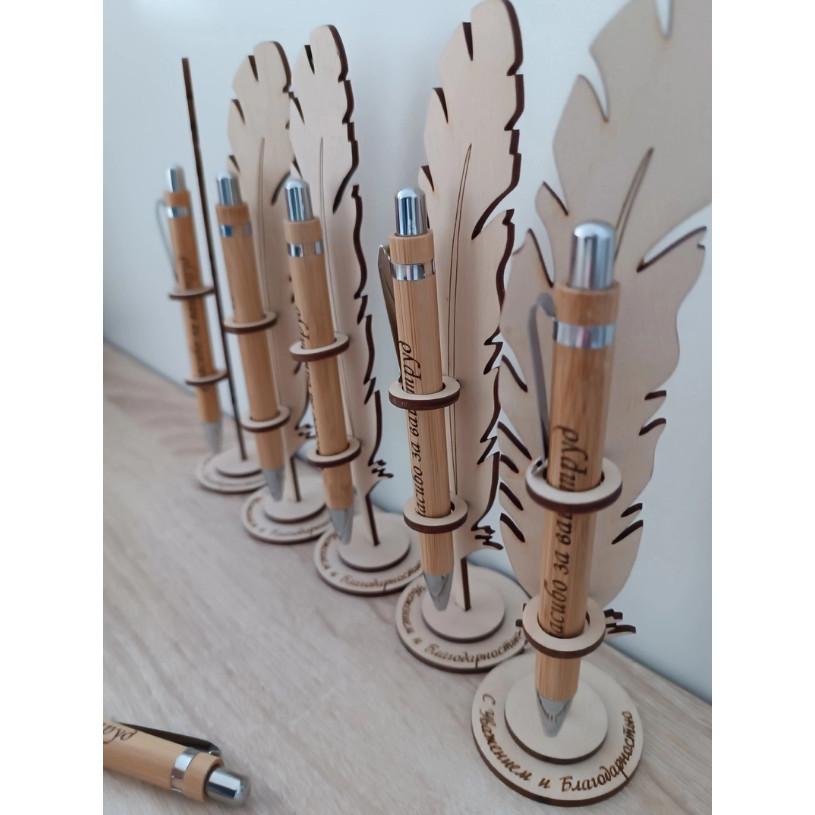 KIT PORTA CANETAS DE MDF COM 10 UNIDADES