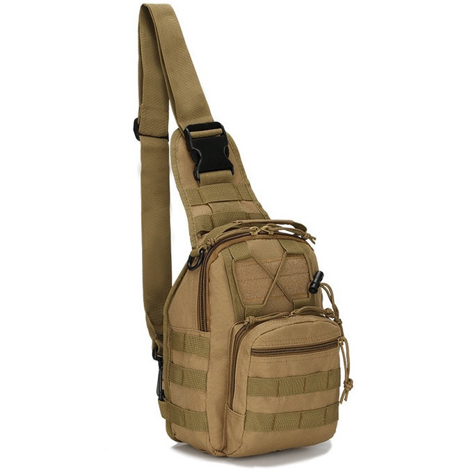 Bolsa Tática Transversal Peito E Ombro Impermeável Viagem Esportivo Ar Livre Sling Sport Masculina Feminino
