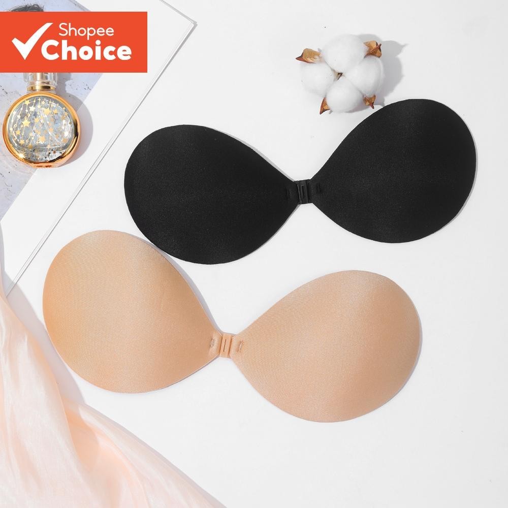Sutiã De Silicone Reutilizável Para 4 Estações Em Preto/Pele – Sem Alças E Costas Mulheres (Copo Ad , Todos Os Climas)