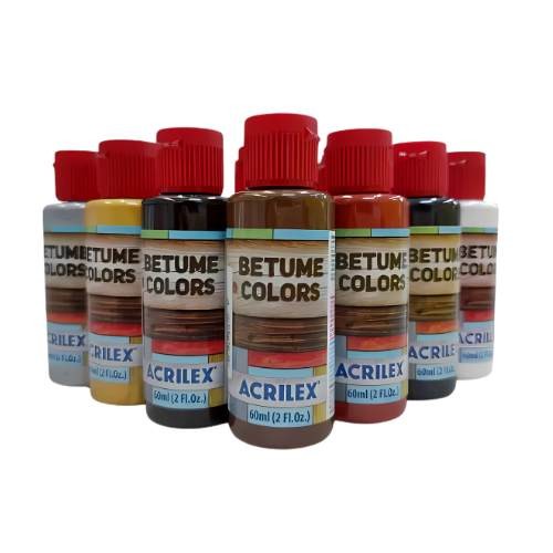 Betume Colors Acrilex 60 ml – Pátina Envelhecida para Madeira & MDF