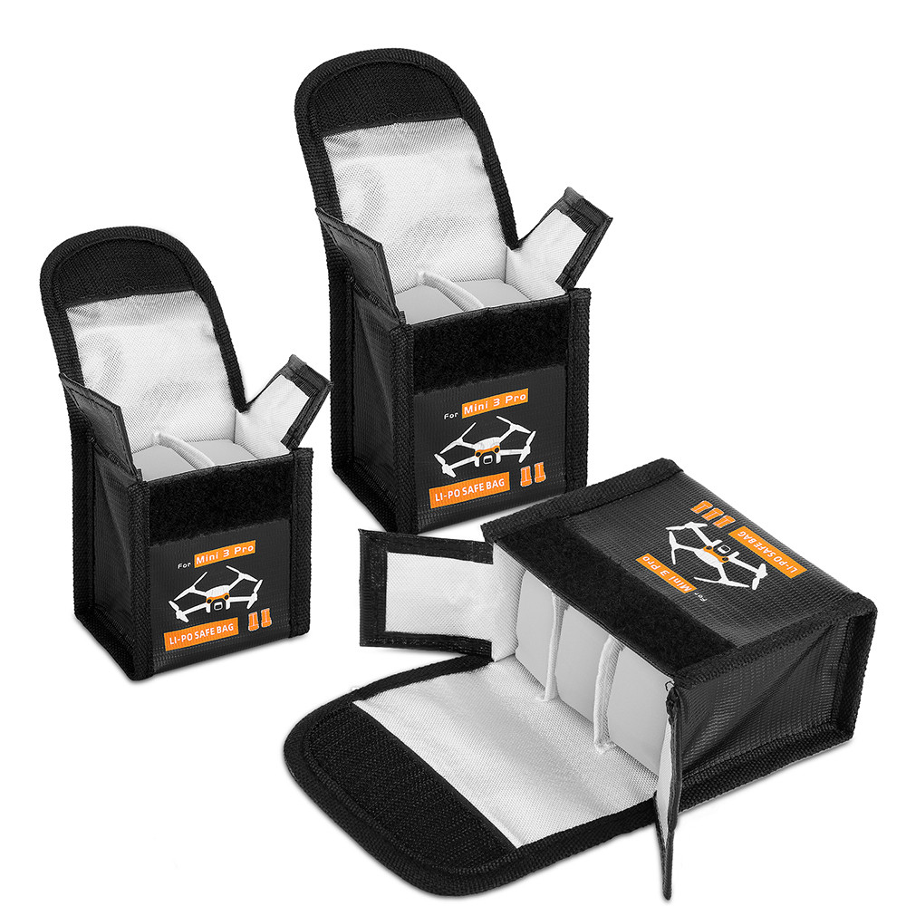 Bolsa Segura De Bateria Para DJI Lito 1/X1/Mini 5/4 Pro Protetora À Prova De Explosão Caso De Armazenamento 3/Segurança 