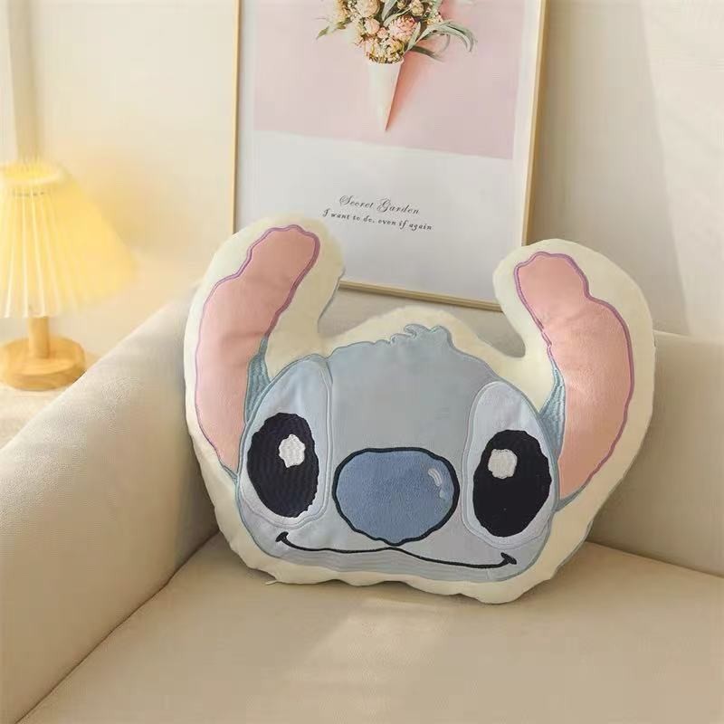 Almofada Stitch 40cm em Pelúcia – Travesseiro Fofo e Confortável para Quarto ou Sofá