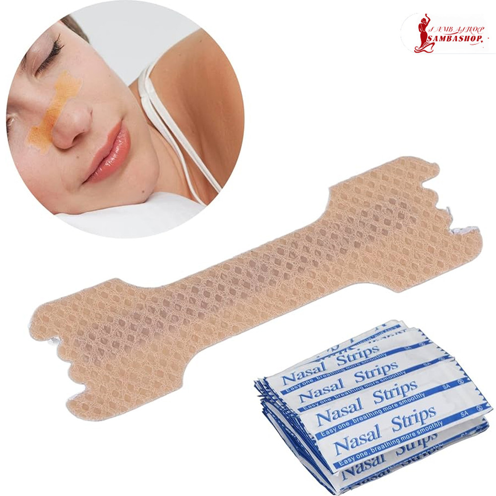 Dilatador Nasal Adesivo Antirônco - Tiras Nasais Kit com 10, 20, 30 ou 60 Unidades