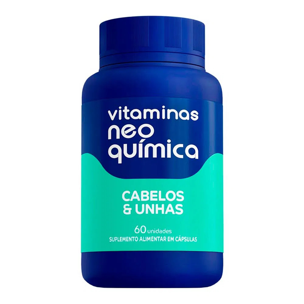 Suplemento Cabelos e Unhas 60 Cápsulas - Neo Química