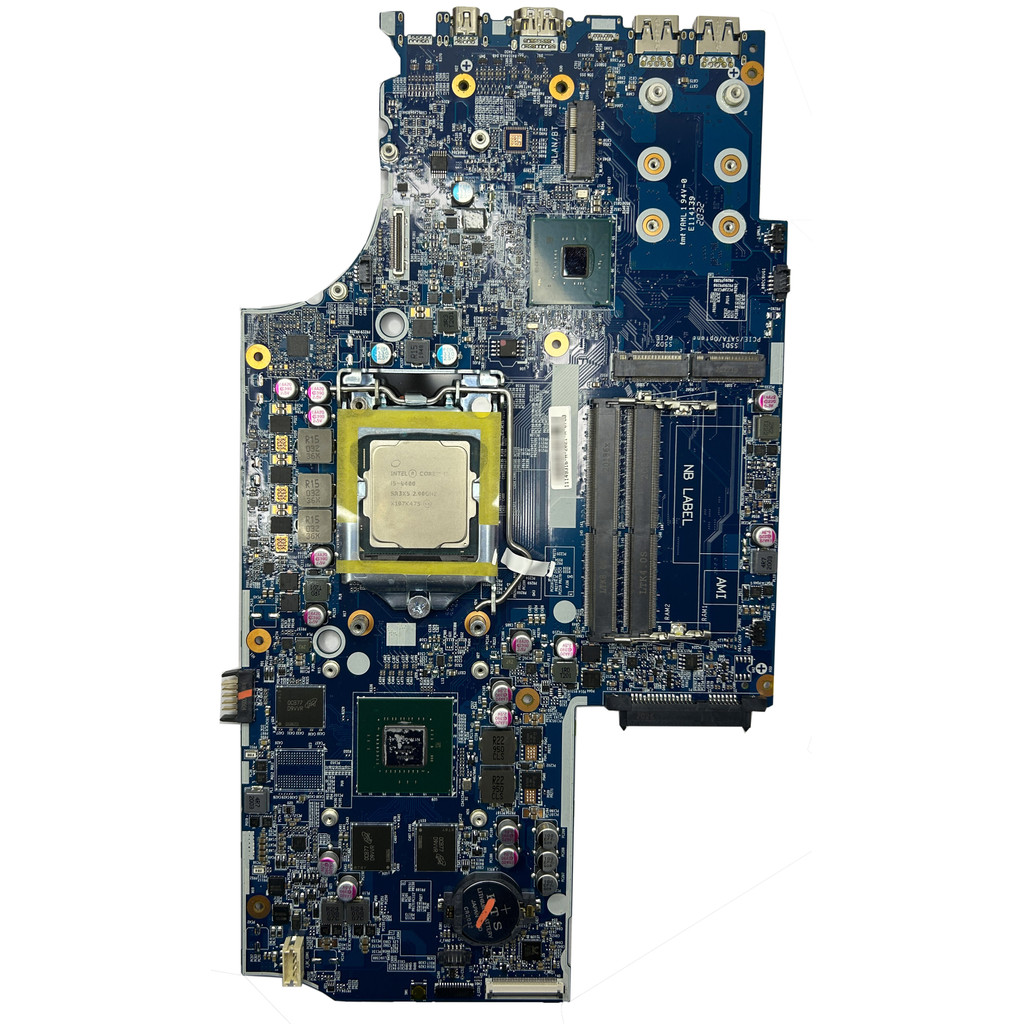 Placa Mãe 6-71-NB500-D02 NB50TJMB-0D Com Intel Core I5-9400 DDR4 Notebook 2AM E550