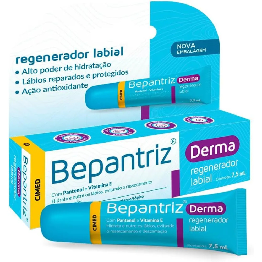 Bepantriz Regenerador Labial 7,5ml - CIMED