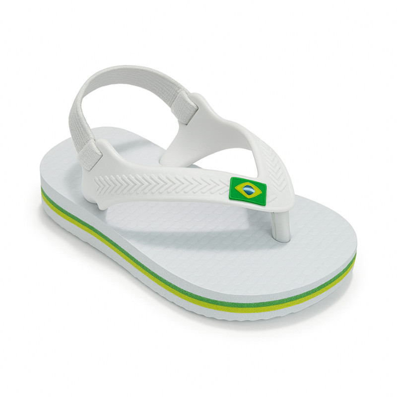 Chinelo Infantil com Elástico Antiderrapante Macio Confortável Bebê Unissex