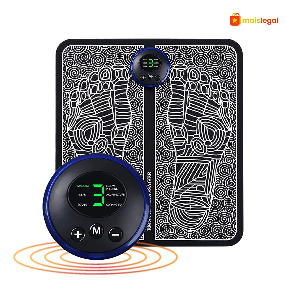 Ems Massageador Elétrico De Pés Esteira Fisioterapia Músculo Cuidados Com A Saúde Relaxamento