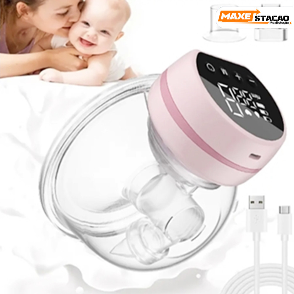 Bomba tira leite portátil recarregável simples rápida