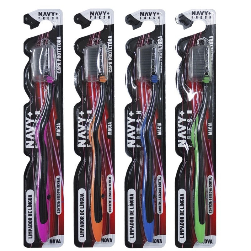 12 Escova De Dente Média