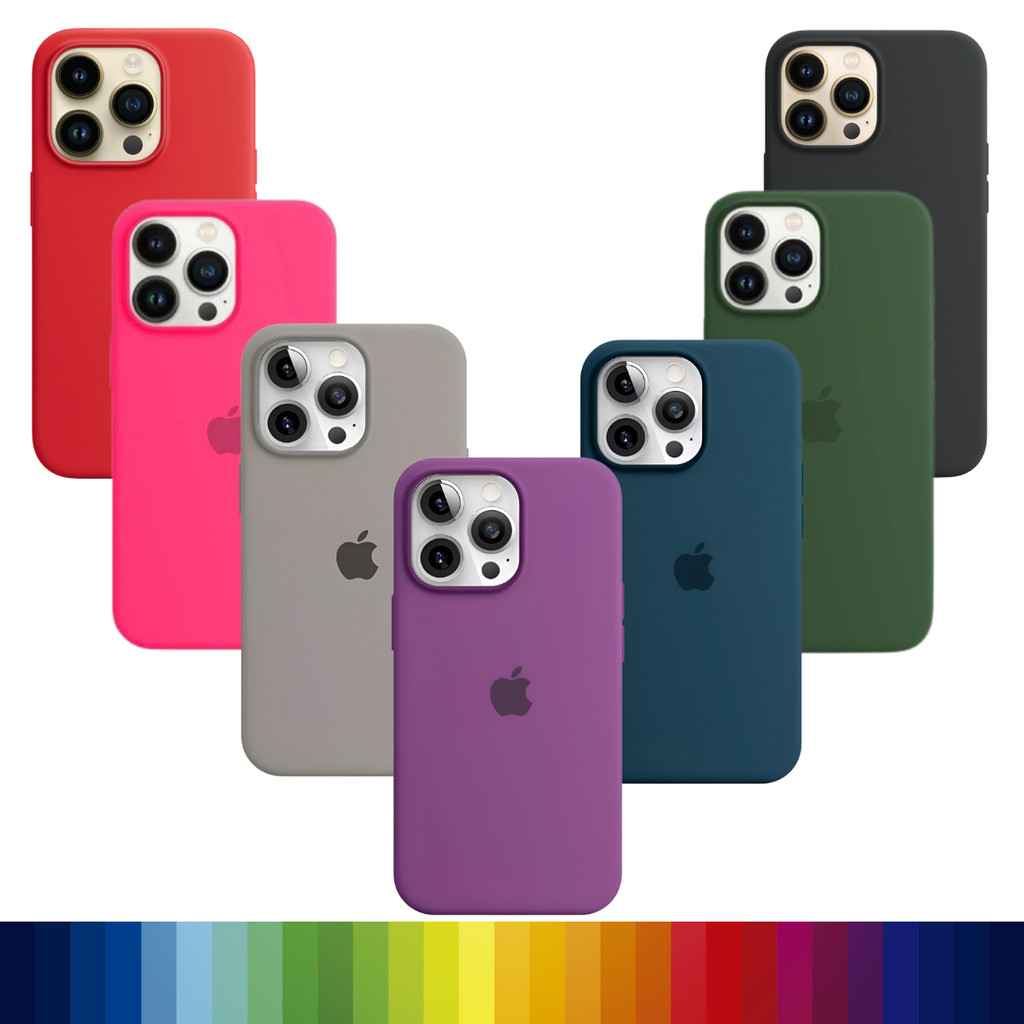 capa Capinha Case luxo Silicone Aveludada proteção premium Para iPhone 13 13mini 13Pro 13 ProMax
