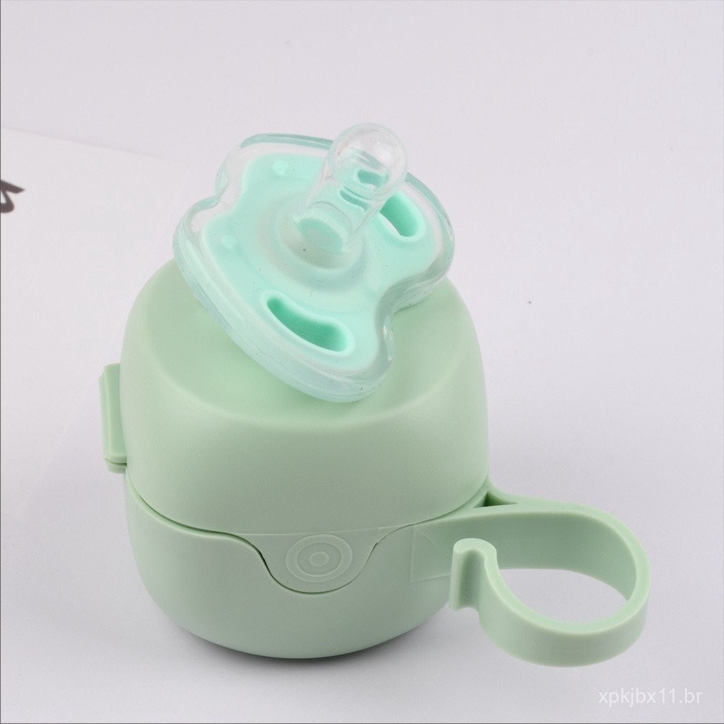Chupeta para Bebê Recém-Nascido Super Macia Imitação de Leite Materno Silicone Noite com Cabeça Plana Redonda Dia Desmam