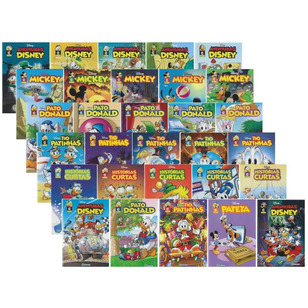 Gibi Disney Culturama Kit com 40 Unidades Sem Repetição