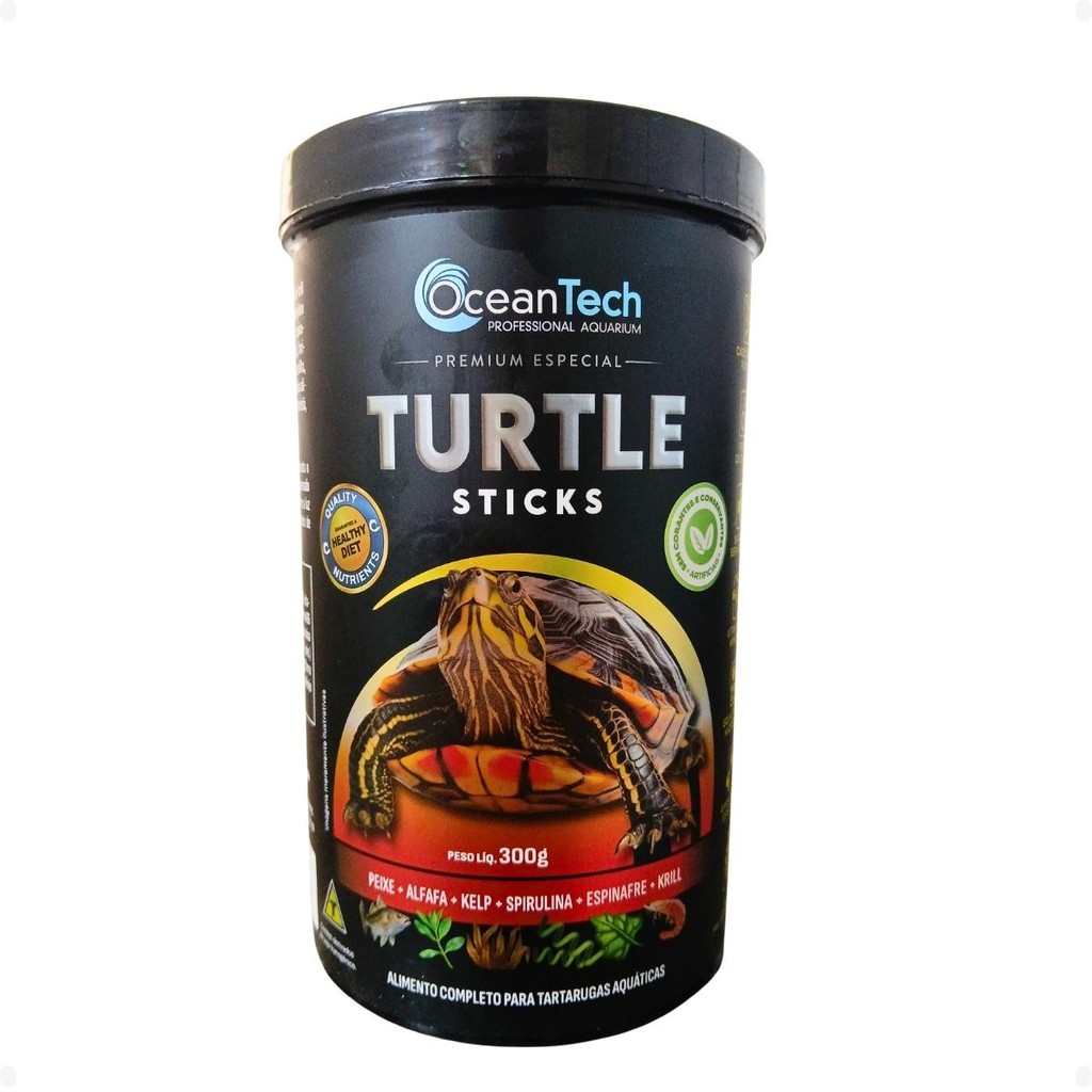 Ocean Tech Turtle Sticks 300g Alimento Tartaruga Aquática