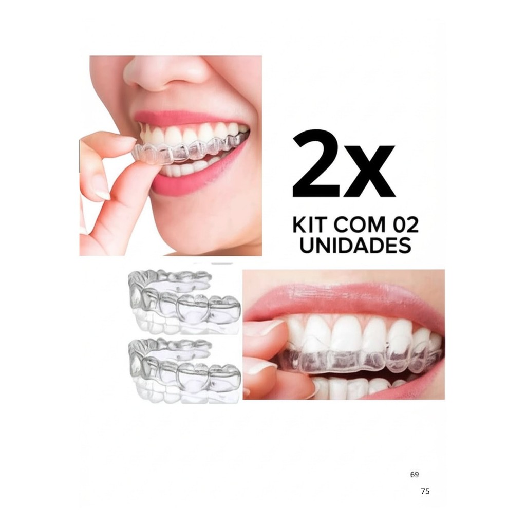 2 Placa De Silicone Moldeira Para Uso Bruxismo Silicone Moldável