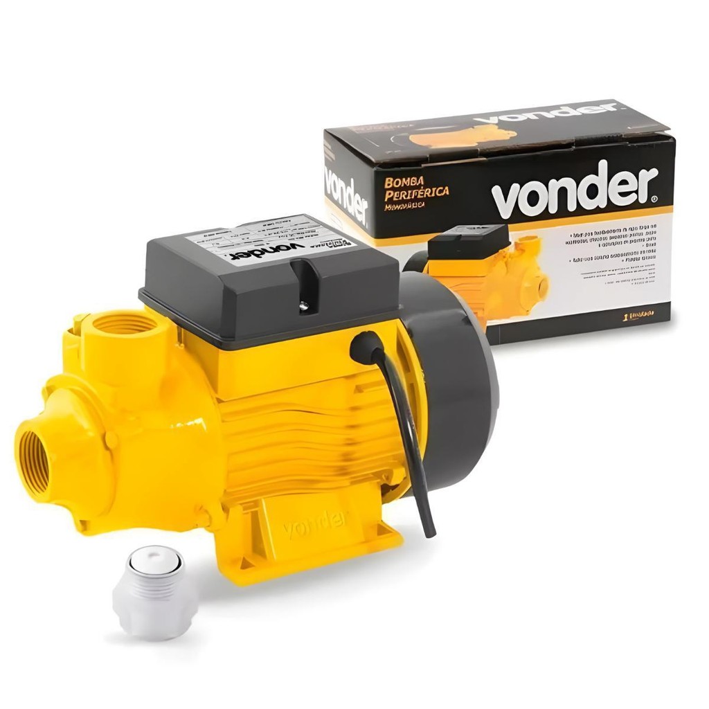 Bomba D'agua Periférica 1/2cv Bi-volt 127/220v Vonder BPV375