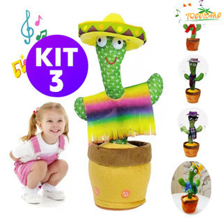 Brinquedo Cacto Interativo Dançante Falante Com Músicas Presente Infantil Origina