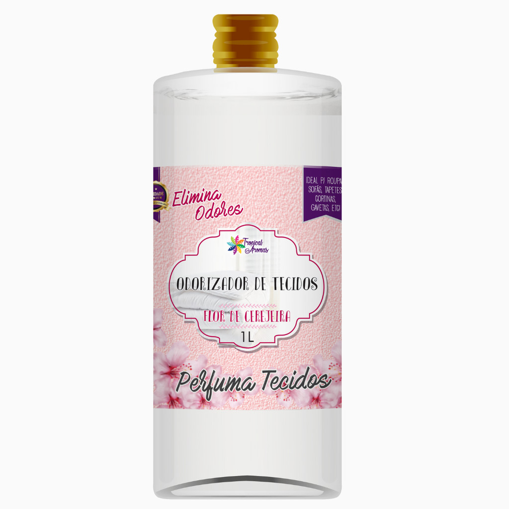 Refil Perfumado Odorizador de Tecidos Flor de Cerejeira 1L Tropical Aromas