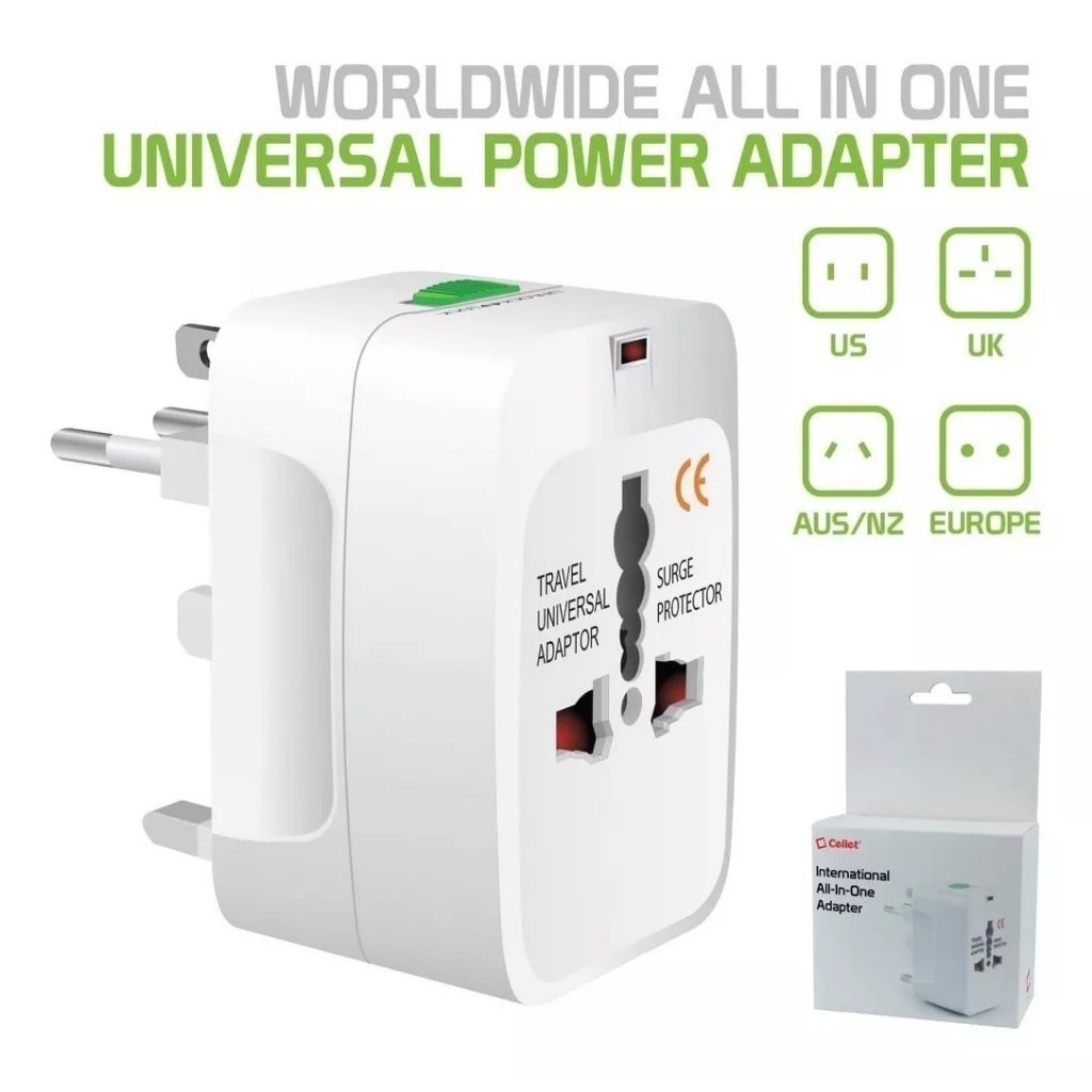 Adaptor International All-in-one Adaptador Universal Tomadas
