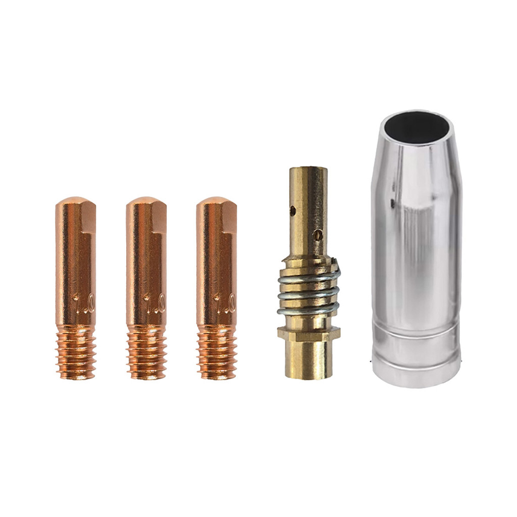 5 Pç Bico Difusor Bocal Tocha Solda Mig 0,8mm 1.0mm 15AK