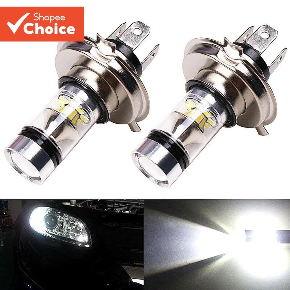 Carro H4 H7 8000K Feixe 20-LED Luz De Nevoeiro Condução DRL Lâmpada Branca Para Acessório Do Automóvel
