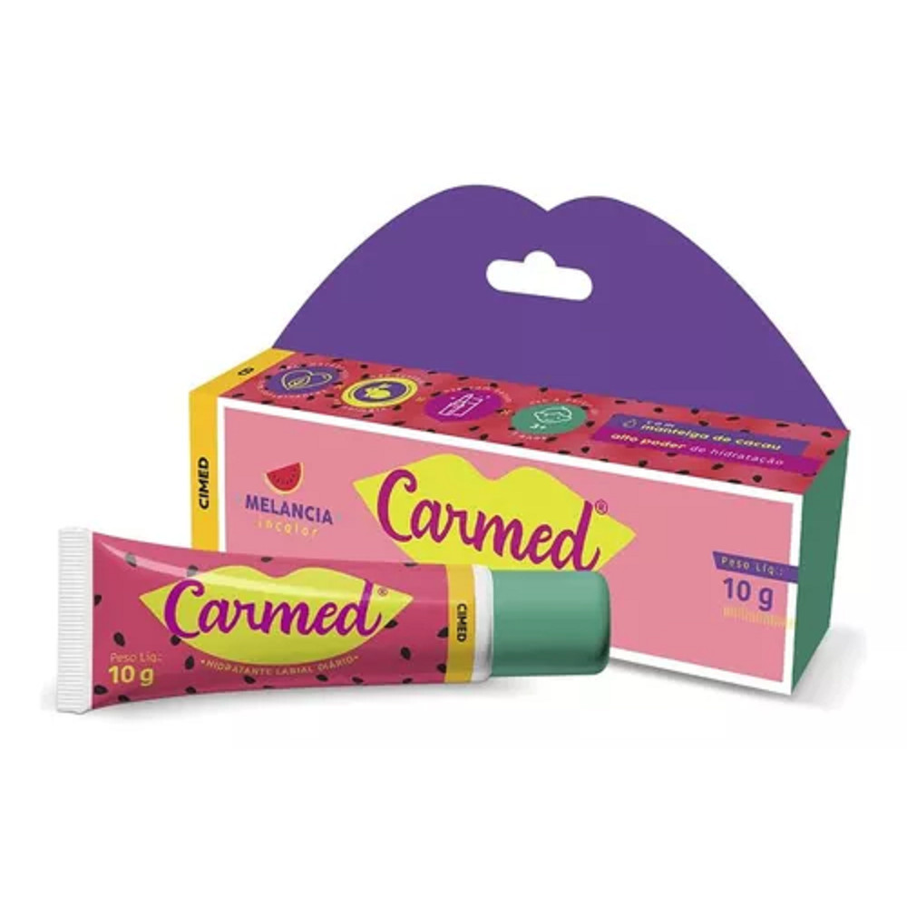 Carmed Hidratante Labial Sabor Melancia 10g