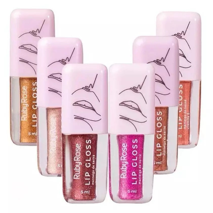 LIP GLOSS BRILHANTE HB8234 RUBY ROSE