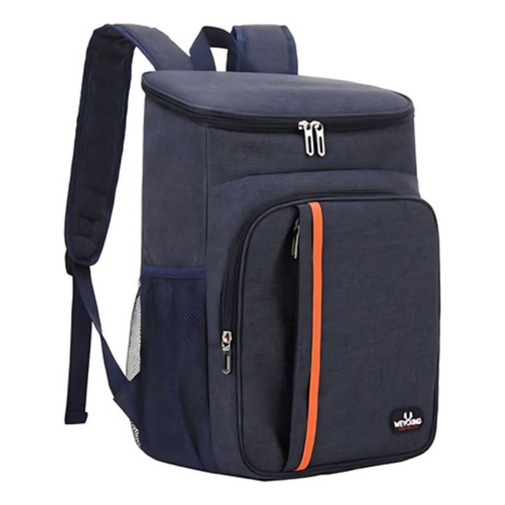 Mochila Térmica Cooler Bebidas Viagem Unissex Impermeável Cor Preto