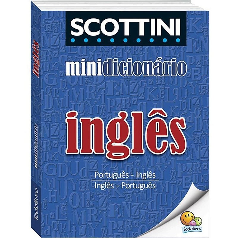 Dicionário Mini INGLÊS Scottini PORTUGUÊS-INGLÊS/INGLÊS-PORTUGUÊS 352 Páginas