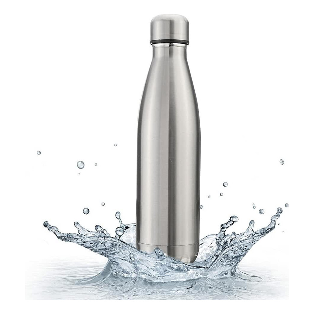 Garrafa Inox Boliche 750ml Squeeze Água Gelada Caminhada Academia