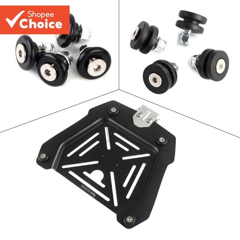 Kool 4 Pack Universal Motorbike Bagageiro Traseiro Caixa De Bagagem Capacetes De Cauda Suporte Do Tronco
