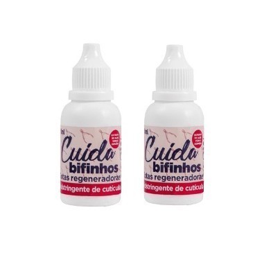 2 unidades de Gota Cuida Bifinhos Gotas Regeneradoras Adstringente para Cutículas 20ml