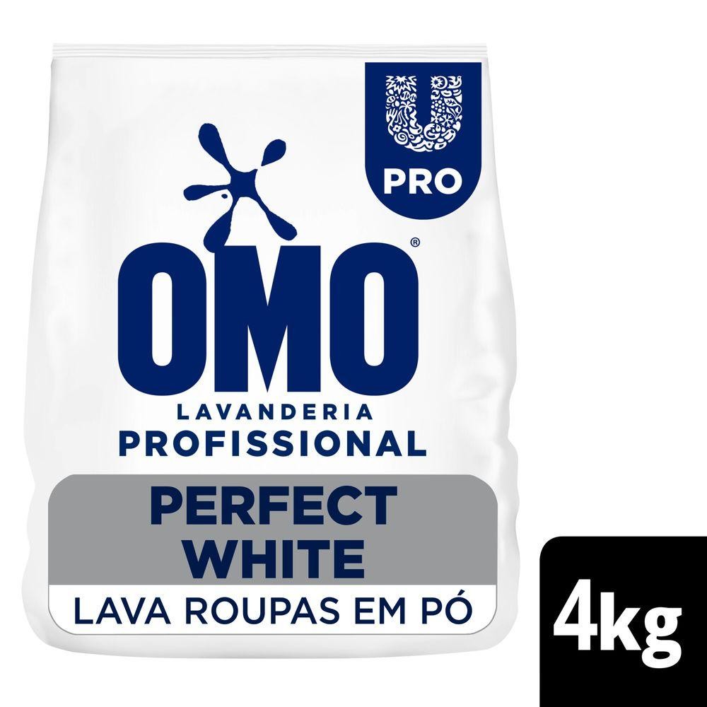 Sabão em Pó Omo Lavanderia Profissional Perfect White 4kg