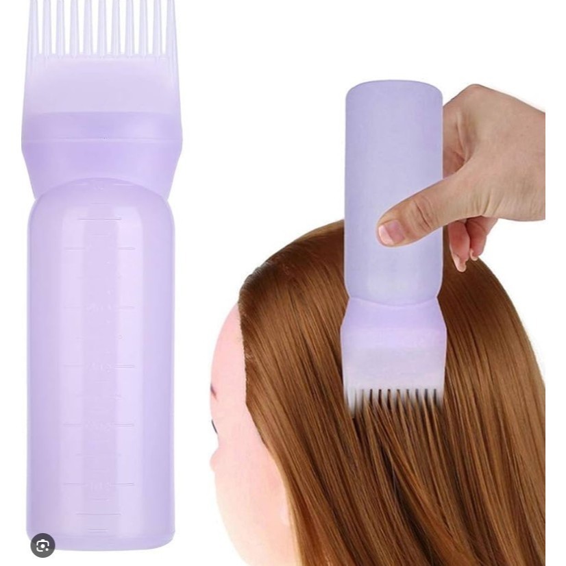 Pente Frasco Aplicador De Tintura P/ Cabelo Cor Aleatório