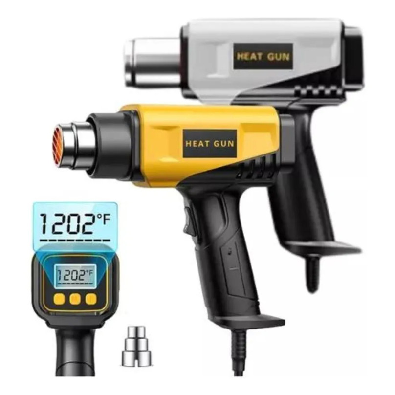 Soprador de Ar Quente / Heat Gun com Display LCD 2000w 110v