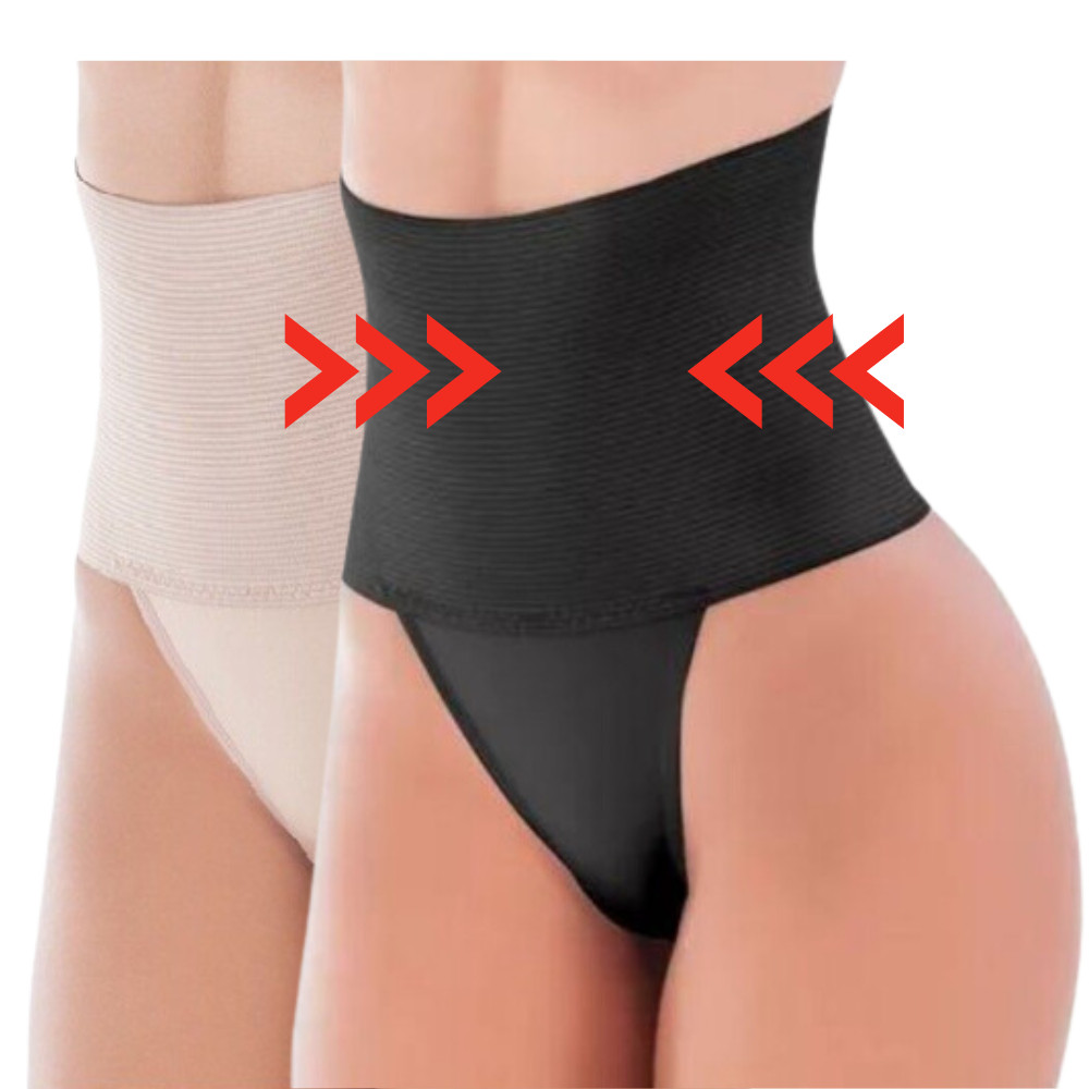 Kit 2 Cinta Modeladora Plus Size Pós Parto Reduz Medida - Cinta18